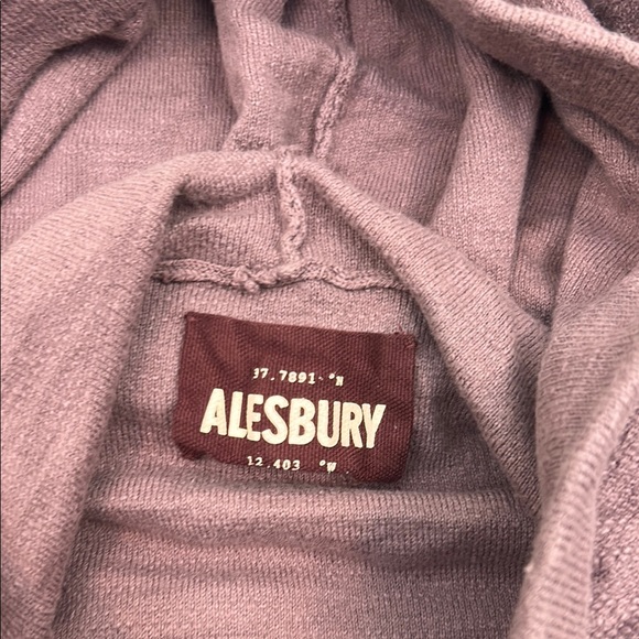 Alesbury Hooded Shirt | Purple Hoodie | 100% Cotton | Men's Medium - Picture 5 of 10